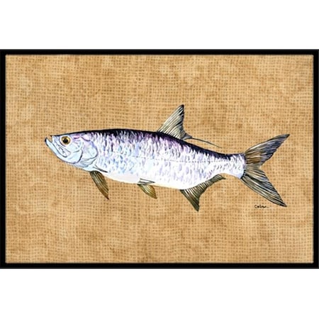 Carolines Treasures Carolines Treasures 8804JMAT 24 x 36 In. Tarpon Indoor or Outdoor Mat 8804JMAT